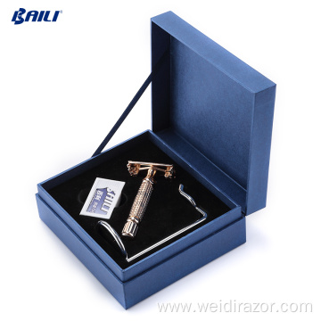 traditional metal handle shaving razor system razor